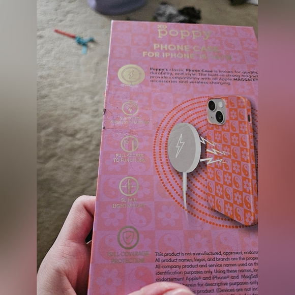⚓️XO Poppy Iphone 15/14/13 Case - Picture 4 of 4